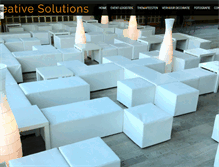 Tablet Screenshot of creative-solutions.be